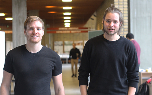 Mads og Rasmus, datalogistuderende på Københavns Universitet