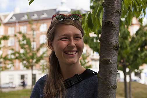 Laura Vangsgaard, bachelorstuderende på landskabsarkitektur, Københavns Universitet