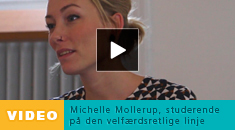 Michelle Mollerup fortæller om den velfærdsretlige linje