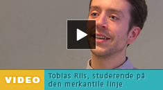 Tobias Riis fortæller om den merkantile linje